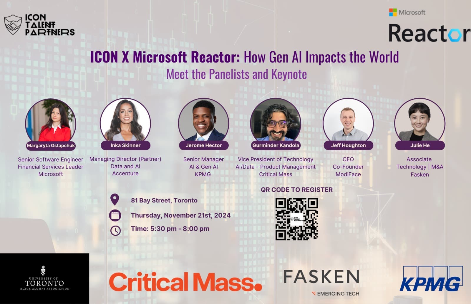 ICON X Microsoft Reactor: How Gen AI Impacts the world